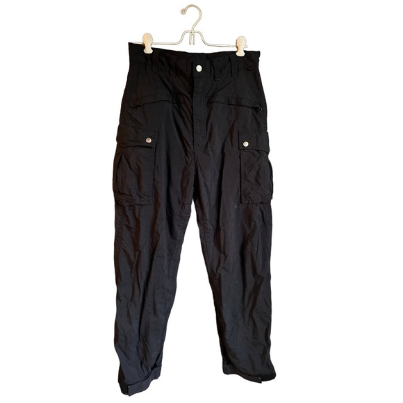 Sims Snowboards Mens Pants‎ Winter Cargo Straight Leg Nylon Black Size Small - Picture 1 of 5